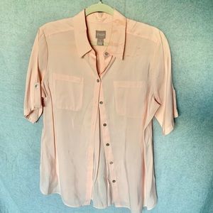 Peach colored blouse